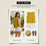 Casual short sleeved suit